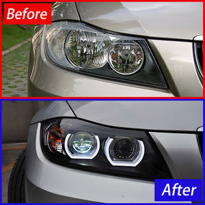 Para <span class=keywords><strong>BMW</strong></span> Serie <span class=keywords><strong>3</strong></span> E90 <span class=keywords><strong>320i</strong></span> 325i 2005-2012 LED Auto faros montaje actualización alta calidad DRL proyector lente herramienta Accesorios - Product Image 3