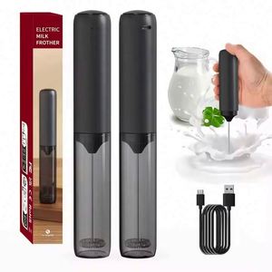 Rechargeable Milk Frother With Sleeve <b>Coffee</b> Frother Handheld Foam <b>Maker</b> <b>Coffee</b> Tool - Product Image 2