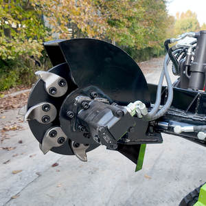 <span class=keywords><strong>Broyeur</strong></span> de souches hydraulique pour mini-chargeuse compacte, déchiqueteuse forestière, débroussailleuse, tondeuse à gazon - Product Image 2