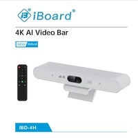 Otomatik izleme Video 360 konferans kamerası 4K HD Webcam AI interaktif beyaz tahta toplantı konferansı için uzaktan kumanda ile