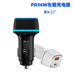 ที่ชาร์จในรถยนต์พอร์ตคู่ QC3.0 PD 20W ชาร์จเร็ว38W เอาท์พุทพร้อมไฟแสดงสถานะ LED สำหรับใช้ในยานพาหนะ - Product Image 4