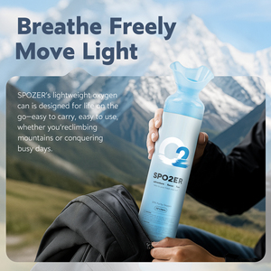 Bouteille d'oxygène jetable Spozer 10L pour la randonnée, le camping, bouteille d'oxygène portable - Product Image 5