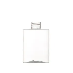 250ml 500ml Plastic Cylinder Bottle Short Fat Shape Wholesale