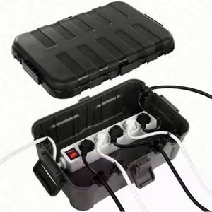Cubierta Protectora para Cables, Rectangular, Impermeable, de Nailon PA66 y ABS, Resistente, Tipo Gancho, para Exteriores, Minimalista - Product Image 1