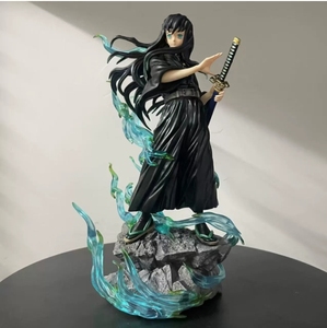 Figurine en PVC de dessin animé <span class=keywords><strong>Kimetsu</strong></span> <span class=keywords><strong>No</strong></span> <span class=keywords><strong>Yaiba</strong></span> <span class=keywords><strong>Tokitou</strong></span> Muichirou de 25 cm - Product Image 1