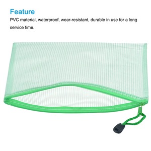 Bolsa Impermeable <span class=keywords><strong>de</strong></span> PVC con Cierre, Tamaños A5/A6/B6/B8, para Archivos, Documentos, Facturas, Carpetas, para <span class=keywords><strong>Oficina</strong></span>, Hogar, Suministros <span class=keywords><strong>de</strong></span> Papelería - Product Image 4