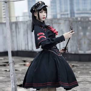 Vestidos Lolita de Fiesta Negros para Adolescentes y Mujeres, Estilo Gótico Vintage de Lujo, Disfraces de Cosplay para Chicas - Product Image 3