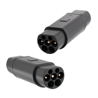Adaptateur GDON Type 2 vers GB/T 32A 250V AC, convertisseur de charge EV, Mennekes vers GBT 3 phases pour véhicules électriques chinois
