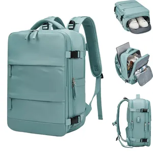 professional manufacturer custom logo backpack with usb charging port waterproof travel laptop lightweight backpack bag