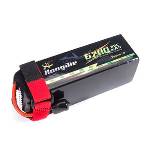 14.8V 6200mAh 4S 60C 可充电聚合物锂离子电池组，适用于遥控玩具车和儿童电动车 - Product Image 5