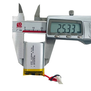 Batterie rechargeable au lithium-ion polymère en pochette 3,7 V certifiée CE UL 102535 102533 102540 pour localisateur GPS, lecteurs MP3/4 et dispositifs médicaux - Product Image 3
