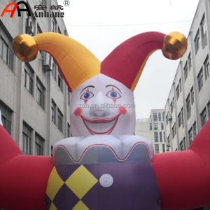 Payaso Inflable de Dibujos Animados, Personaje de Arlequín con Patrón de Diamantes, Decoración Publicitaria para Carnaval, Circo, Festivales y Eventos - Product Image 1