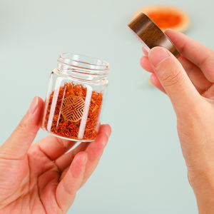 60ml 2oz Eco Friendly Mini Hermétique Matcha Thé Pot Vide Petit Récipient Rond pour Matcha <span class=keywords><strong>Safran</strong></span> Miel Alimentaire Épice Emballage - Product Image 1