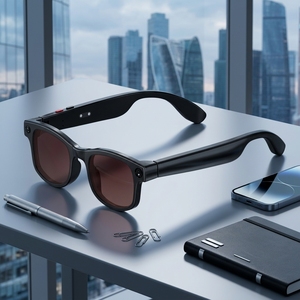 Lentes Inteligentes G1 con IA, Grabación <span class=keywords><strong>de</strong></span> Video y Audio <span class=keywords><strong>de</strong></span> 5MP 1080P, Traducción <span class=keywords><strong>de</strong></span> Diálogos, Carga Magnética, Micrófono/Altavoz, Control Táctil - Product Image 1