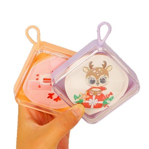 Éponge de maquillage portable double effet, couleurs mélangées, pour poudre et fond de teint liquide - Product Image 4