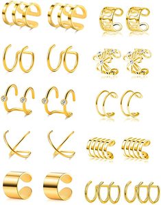 Nouvelles boucles <span class=keywords><strong>d</strong></span>'oreilles en acier inoxydable sans perçage, bijoux réglables, clip <span class=keywords><strong>d</strong></span>'<span class=keywords><strong>oreille</strong></span> hélicoïdal, faux boucles <span class=keywords><strong>d</strong></span>'oreilles, anneau de nez pour femmes et hommes - Product Image 3