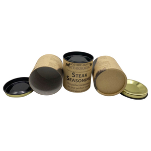 Boîtes de Papier Emballage alimentaire Rond Brun Kraft Rapide Sûre Tubes Cylindre Cookies Noix Snack Café Tube - Product Image 3
