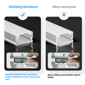 A1308 Zhongshan Wholesale <strong>Led</strong> <strong>Strip</strong> <strong>Light</strong> with Aluminum Profile, Extrusion Aluminum Profiles with <strong>Diffuser</strong> - Product Image 3