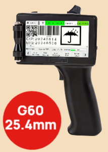 מדפסת הזרקת דיו ניידת תעשייתית G60 למספר תאריך תפוגה, מכונת קידוד אוטומטית - Product Image 3
