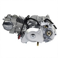 Nouvel ensemble moteur en alliage d'aluminium 125cc 4 temps semi-automatique 4 vitesses pour moto tout-terrain et moto de cross