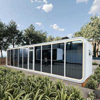 Mini-cabane Apple de luxe à design détachable avec salle de bain en suite 20FT/40FT – Nouvelle Cabane Apple très demandée