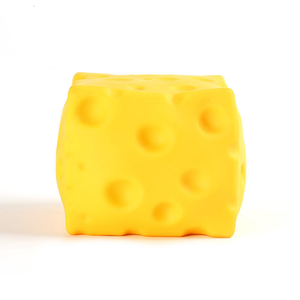 Jouets à presser en forme de fromage extensibles, souples, imitation alimentaire, sensoriels, pour le soulagement du stress, grands et géants, jouets en forme de fromage moelleux - Product Image 1