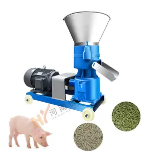 complete set of animal feed pellet production line/pet poultry forage granule making machine