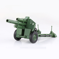 WW2 askeri Mini asker figürü ordu almanya abd ve sovyet anti-tank anti-uçak Howitzers yapı blok oyuncaklar