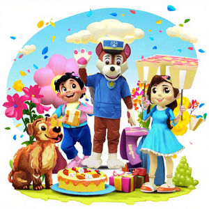 ชุดมาสคอตการ์ตูนสุนัขซินหรงสำหรับงานฉลองปีใหม่ งานปาร์ตี้ งานคาร์นิวัล ชุดคอสเพลย์สัตว์สำหรับผู้ใหญ่ทุกเพศ มีสินค้าพร้อมส่ง - Product Image 4