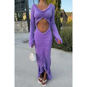 ชุดเดรสผู้หญิงสีม่วง ลอตเต้ - Product Image 5