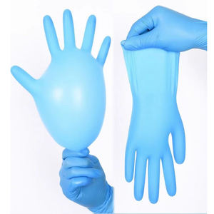 Guanti Monouso in Nitrile SunnyHope di Colore Blu Senza Polvere per Visita Medica Senza Lattice - Product Image 6