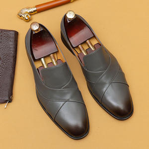 Nuevos Zapatos Formales de Oficina para Hombre, Antideslizantes, de Cuero Genuino, con Punta Cuadrada - Product Image 3