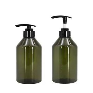 Eco Friendly Plastic Pet 500Ml Empty Shampoo Bottle Cosmetic Lotion Bottle With Lotion Pump