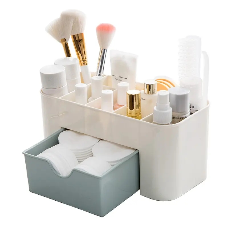 OWNSWING Makeup Storage Organizer Desk Make Up Storage Drawer Box for Vanity Desk Organizers