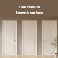 Porte en bois à Surface lisse à texture fine de haute qualité pour chambre intérieure pour salle de bain cuisine appartement