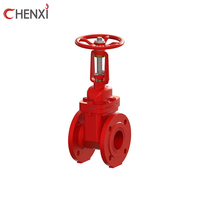 Valve de porte de feu 300psi avec poignée, en silicone, de type os et y, approuvé UL/FM
