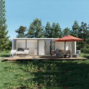 Mini-cabine Apple personnalisable en promotion – Espace de vie mobile durable en acier modulaire pour villa ou hôtel - Product Image 5