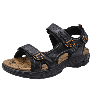 <span class=keywords><strong>Sandali</strong></span> da <span class=keywords><strong>Uomo</strong></span> alla Moda per Esterni Casual da Spiaggia con Suola Morbida in Pelle - Product Image 4