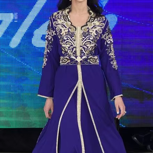 NOUVEAU DESIGN TENDANCE ET ÉLÉGANTE BRODERIE AVEC ZARDOZI Travail sur CAFTAN DRESSFOR PARTY-WEAR & Wear - Product Image 4