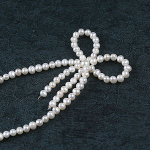 Collier ras de cou en perles d'eau douce de pomme de terre en gros, bijoux - Product Image 3