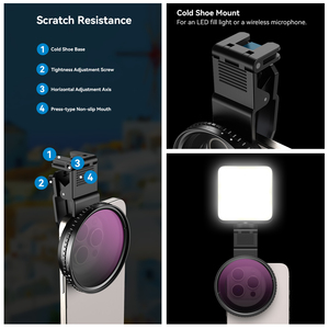 Apexel nhanh chóng vận chuyển biến điện thoại ND2-32 lọc nhãn hiệu riêng có thể điều chỉnh điện thoại thông minh Máy Ảnh HD 67mm Mật độ trung tính ống kính lọc - Product Image 6