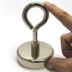 Aimant à crochet en néodyme haute puissance pratique avec œillet pour la maison et le bureau - Product Image 1
