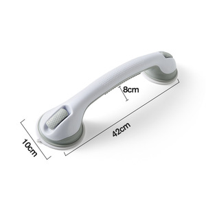 Barres d'appui antidérapantes en plastique sans perçage pour salle de bain, capacité de charge de 35 kg, pour la sécurité des personnes âgées sous la douche - Product Image 3