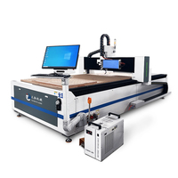 1300*1500mm grande zone de marque CNC verre miroir marquage machines Led miroir verre Eyching Laser sablage Machine