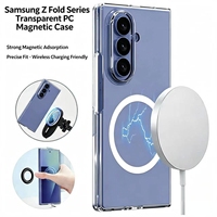Funda Protectora Transparente de Alta Calidad para Zfold8 7, con Logotipo Personalizado, Plegable, Resistente a Caídas, con Absorción Magnética y Protección Térmica