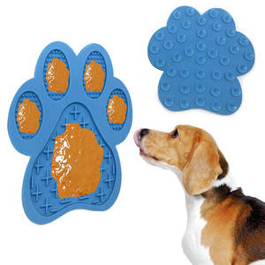 Tapete de Lamber em Forma de Pata para Animais de Estimação, Acessórios para Cães, Tapete para Reduzir a Velocidade de Alimentação - Product Image 3