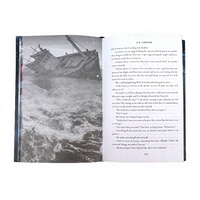Libro de Tapa Dura con Diseño Elegante, Impresión a Todo Color, Lámina Dorada Personalizada, Bordes Rociados, Material de Cartón, Novela Coleccionable
