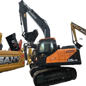 Excavadora sobre orugas Hyundai 220LC-9 usada último modelo a la venta 220lc-9s con bomba de caja de cambios de motor de componentes centrales - Product Image 1