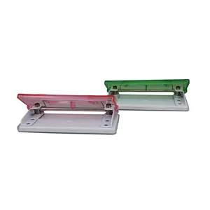 Kleurrijke Ponshandmatige Papierperforator Metalen 2-Holes Handmatige Papierponsmachines