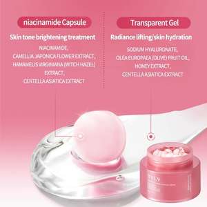 Crema en Cápsulas con Niacinamida Rosa, Esencia Hidratante, Hidratación Uniforme para Mejorar el Tono de la Piel, Loción Facial - Product Image 6